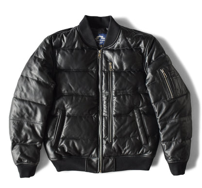 【SSY-3200】 MA-1 DOWN JACKET (SHEEP) /  MA-1 ダウンジャケット (羊革)