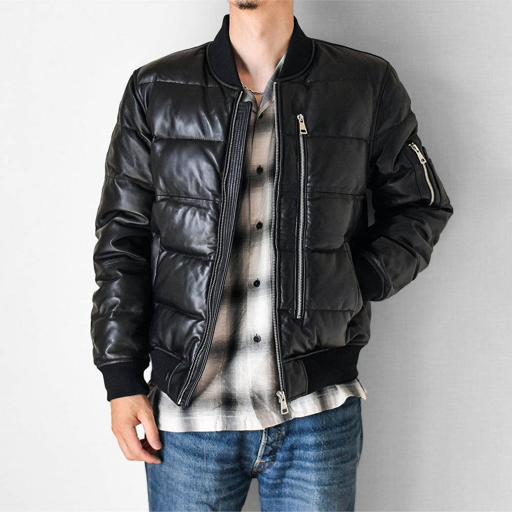 ［Y3200］ MA-1 DOWN JACKET (SHEEP) /  MA-1 ダウンジャケット (羊革)