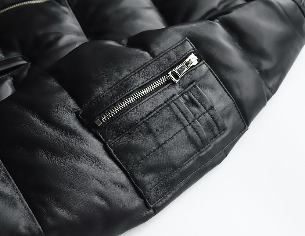 ［Y3200］ MA-1 DOWN JACKET (SHEEP) /  MA-1 ダウンジャケット (羊革)