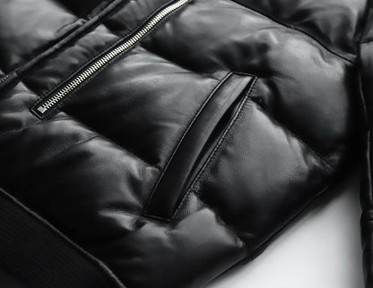 【SSY-3200】 MA-1 DOWN JACKET (SHEEP) /  MA-1 ダウンジャケット (羊革)