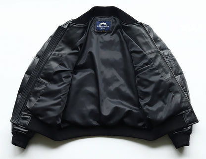 【SSY-3200】 MA-1 DOWN JACKET (SHEEP) /  MA-1 ダウンジャケット (羊革)