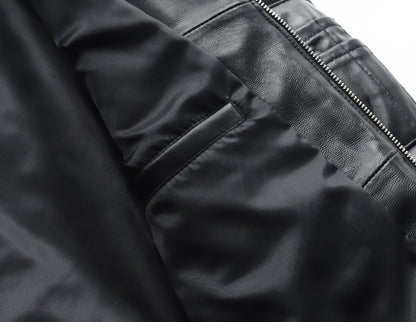 【SSY-3200】 MA-1 DOWN JACKET (SHEEP) /  MA-1 ダウンジャケット (羊革)