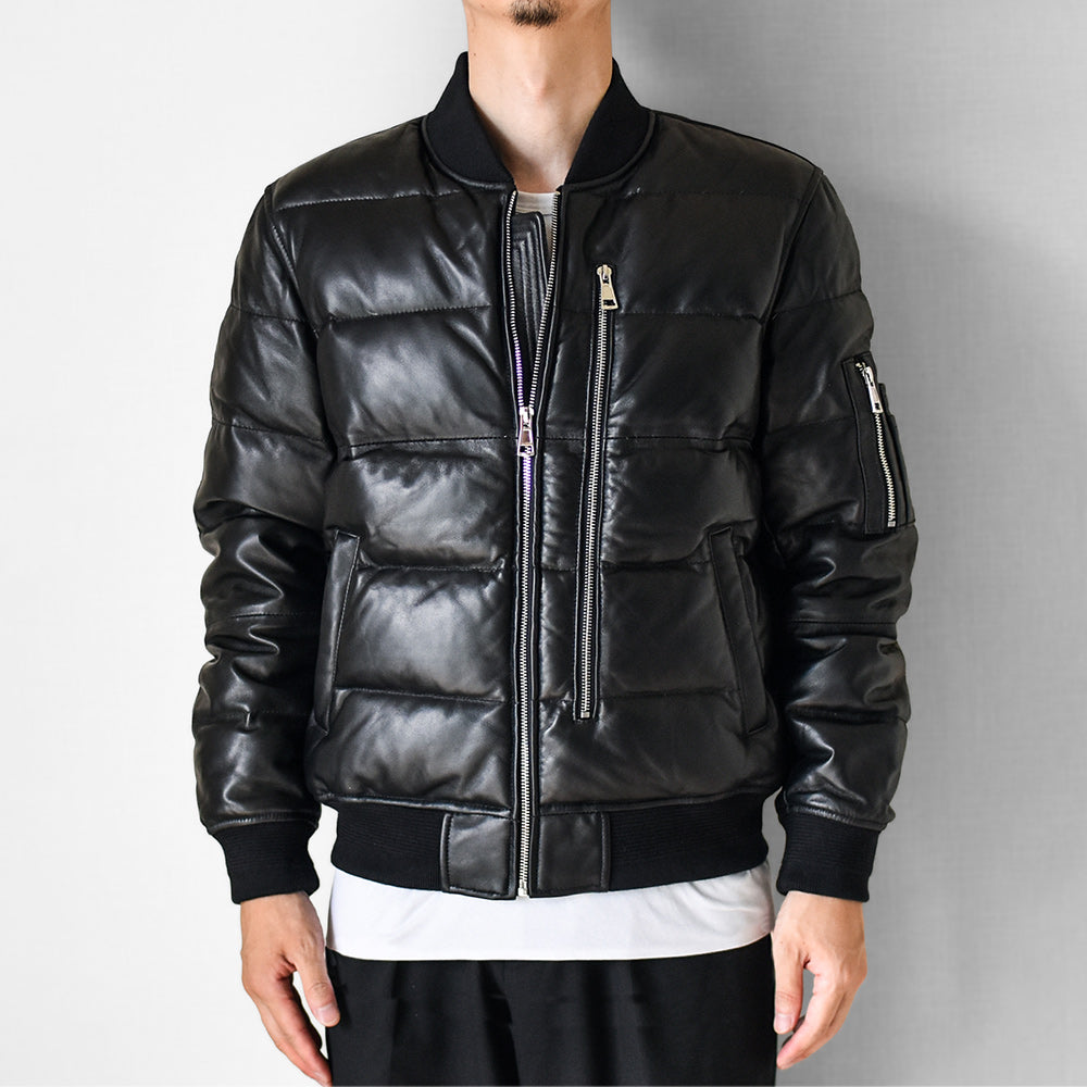 ［Y3200］ MA-1 DOWN JACKET (SHEEP) /  MA-1 ダウンジャケット (羊革)