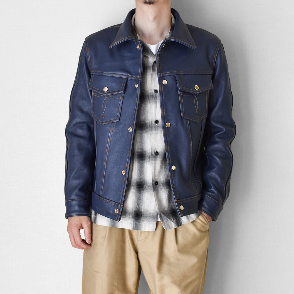［Y3315］ 3rd TYPE TRACKER JACKET (COW) /  サードタイプ トラッカージャケット (牛革)