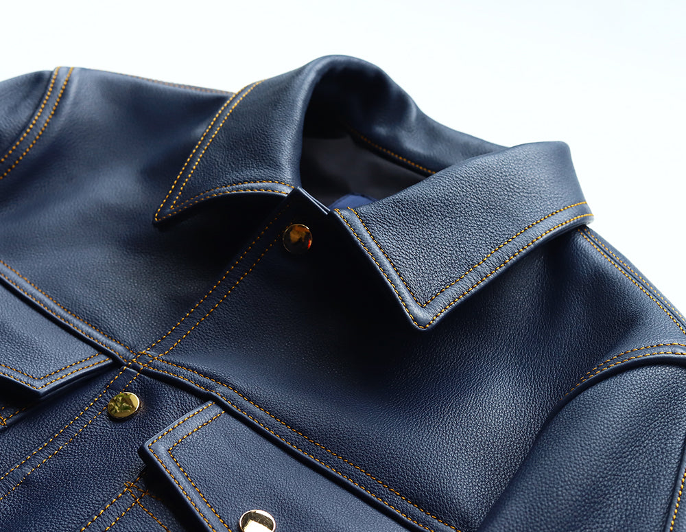 ［Y3315］ 3rd TYPE TRACKER JACKET (COW) /  サードタイプ トラッカージャケット (牛革)