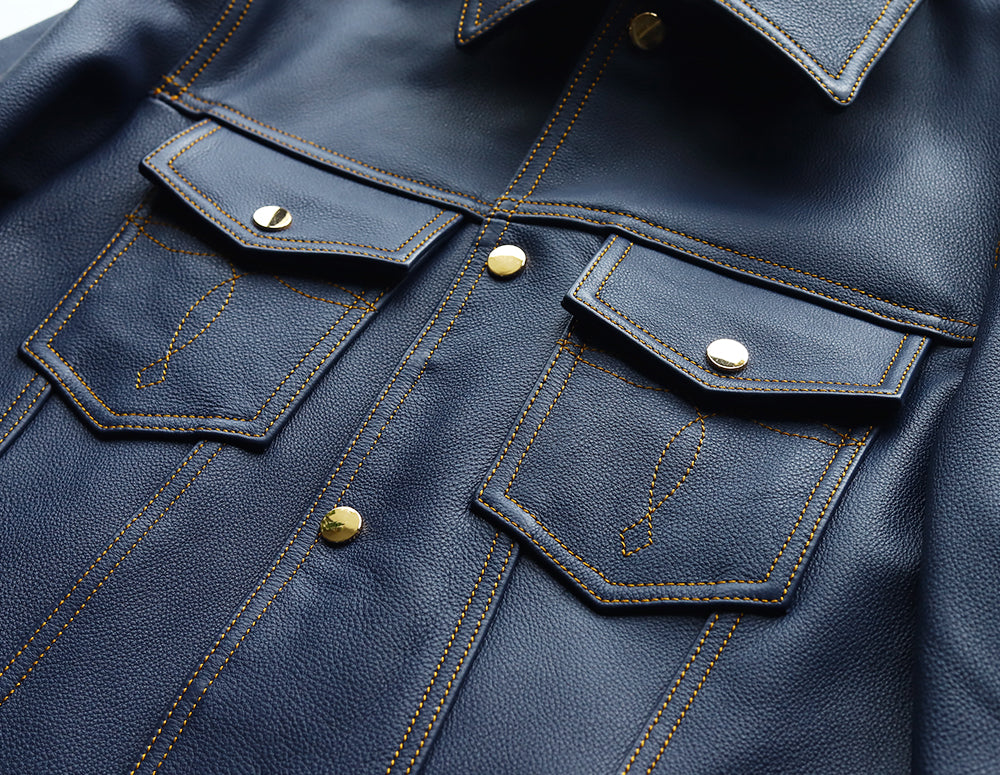 ［Y3315］ 3rd TYPE TRACKER JACKET (COW) /  サードタイプ トラッカージャケット (牛革)
