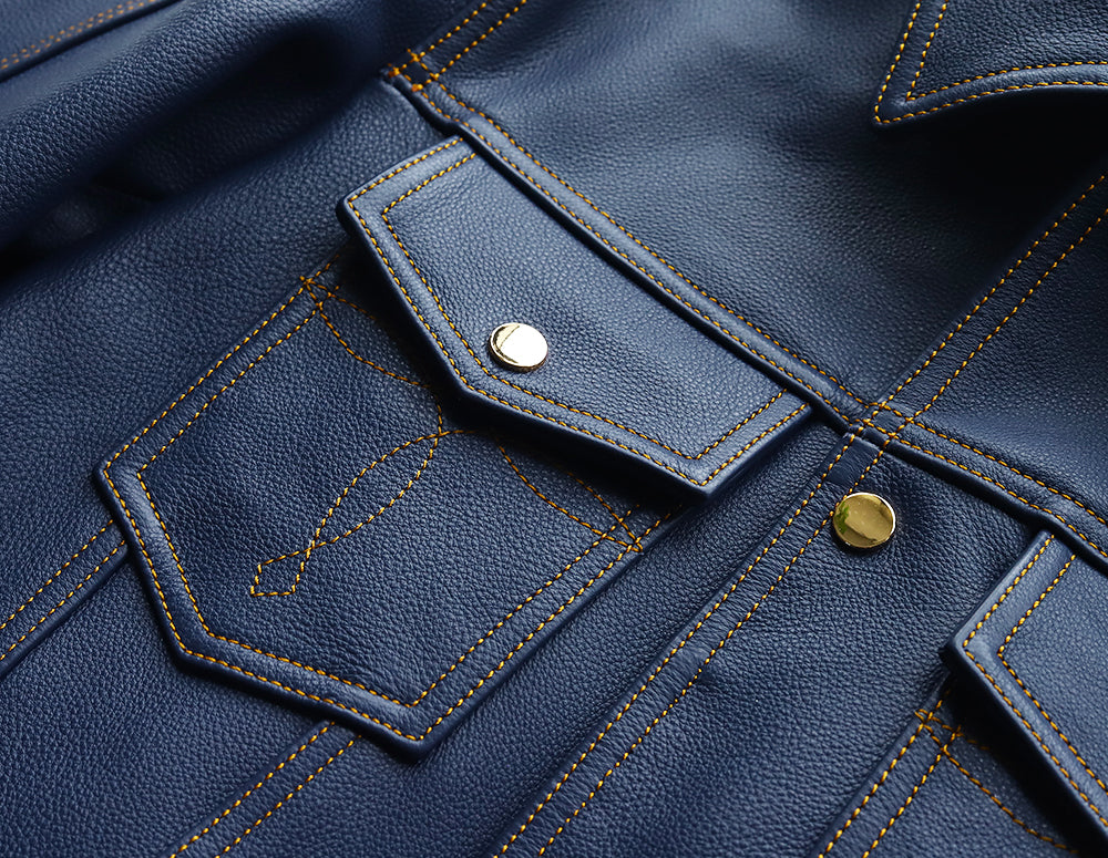 ［Y3315］ 3rd TYPE TRACKER JACKET (COW) /  サードタイプ トラッカージャケット (牛革)