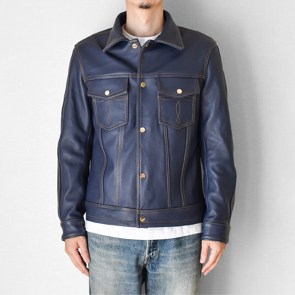 ［Y3315］ 3rd TYPE TRACKER JACKET (COW) /  サードタイプ トラッカージャケット (牛革)