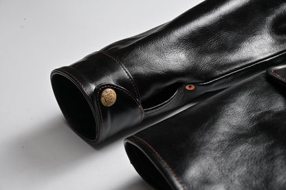 【HH-2694】HORSEHIDE BREAKMAN JACKET｜茶芯ホースハイド ブレーキマンジャケット