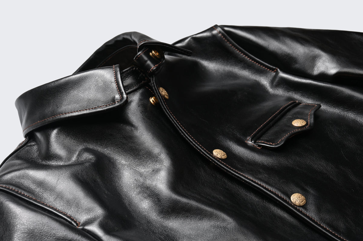 【HH-2694】HORSEHIDE BREAKMAN JACKET｜茶芯ホースハイド ブレーキマンジャケット