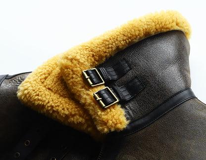 【SSY-3201/3202】Vintage B-3 Heavyweight Shearling Flight Jacket｜ヘビーアウターB3ムートンジャケット