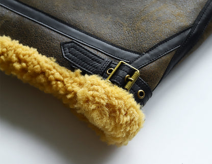 【SSY-3201/3202】Vintage B-3 Heavyweight Shearling Flight Jacket｜ヘビーアウターB3ムートンジャケット