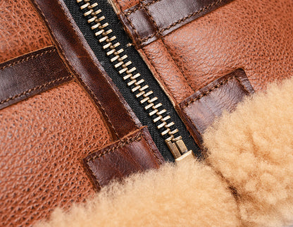 【SSY-906】B-3 Shearling Sheepskin Flight Jacket｜ B-3フライトジャケット シープ