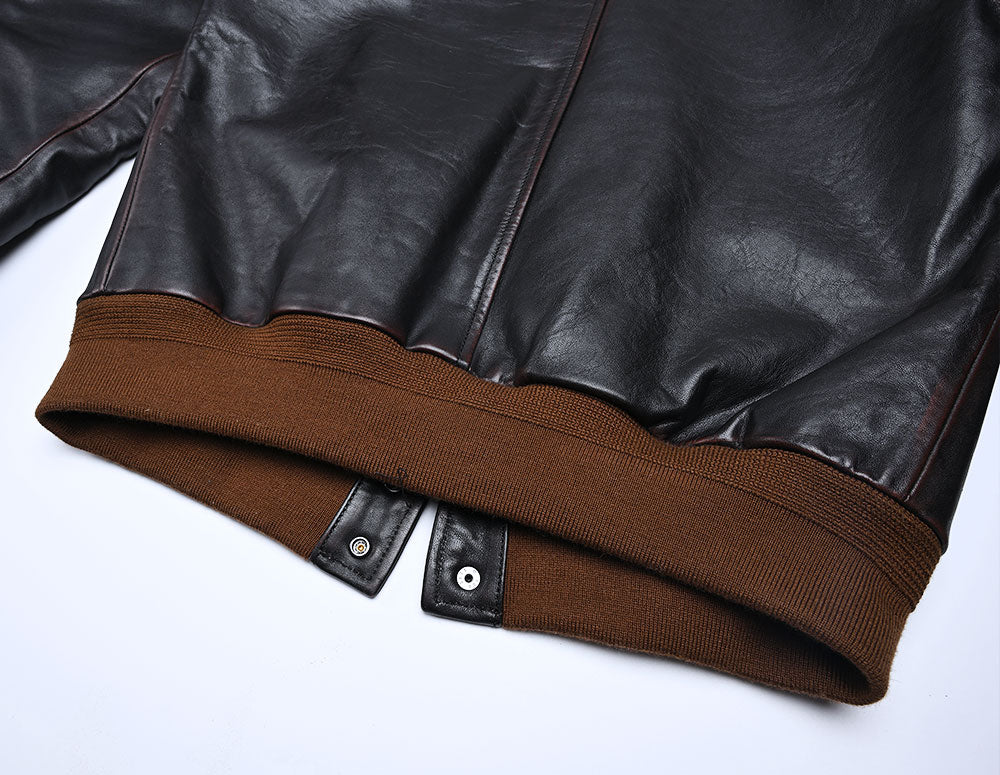 【HHY-992】A-1 Flight Jacket  Horsehide Leather｜A－1 フライトジャケット・茶芯馬革