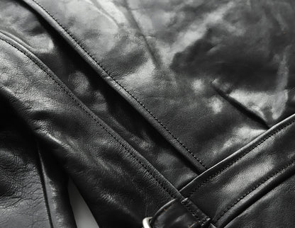CAR COAT (HORSEHIDE)｜茶芯ホースハイド ヴィンテージカーコート