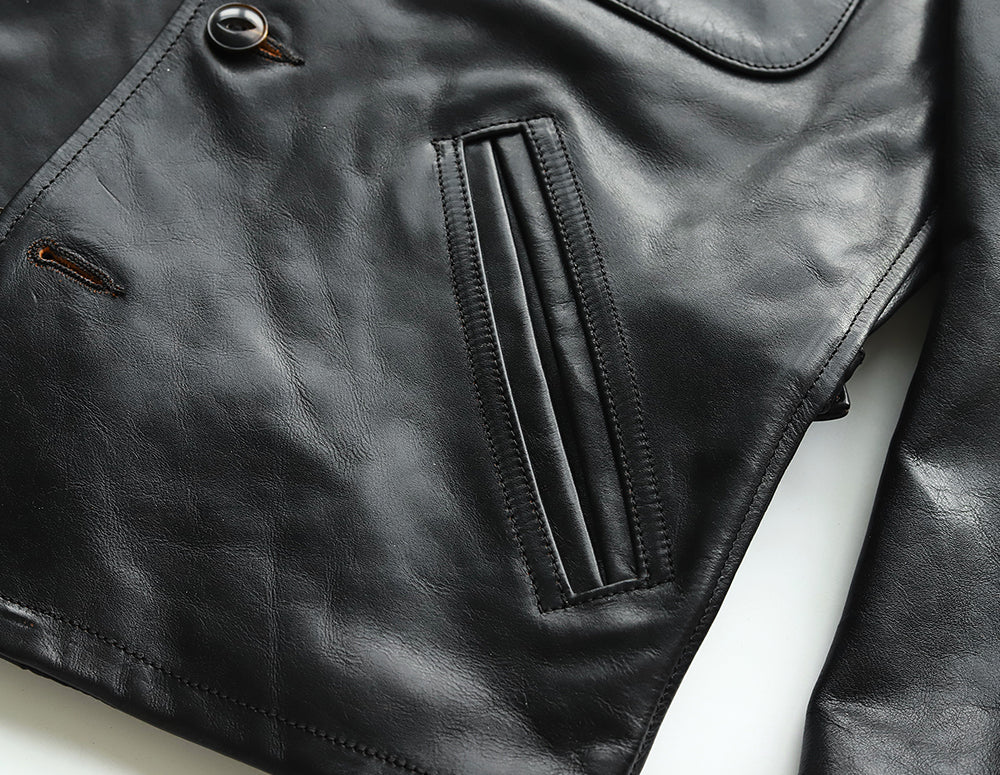 CAR COAT (HORSEHIDE)｜茶芯ホースハイド ヴィンテージカーコート