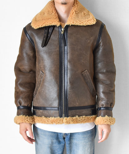 【SSY-3201/3202】Vintage B-3 Heavyweight Shearling Flight Jacket｜ヘビーアウターB3ムートンジャケット