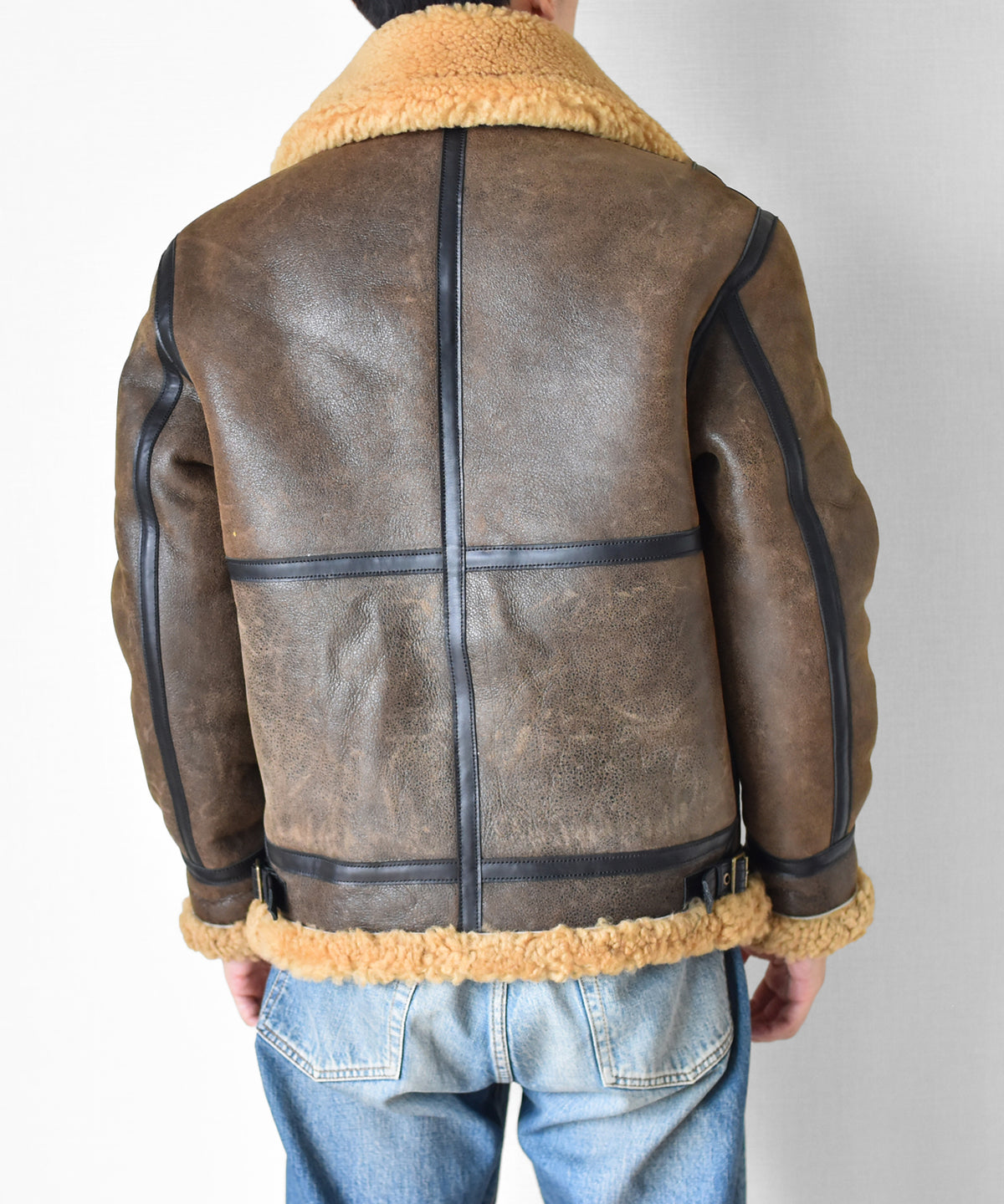 【SSY-3201/3202】Vintage B-3 Heavyweight Shearling Flight Jacket｜ヘビーアウターB3ムートンジャケット
