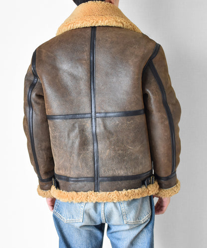 【SSY-3201/3202】Vintage B-3 Heavyweight Shearling Flight Jacket｜ヘビーアウターB3ムートンジャケット