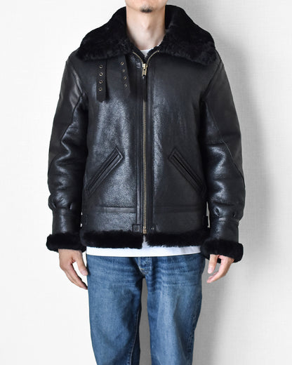 【SSY-1173】B-3 BOMBER JACKET｜ B-3ボンバージャケット (ムートン)