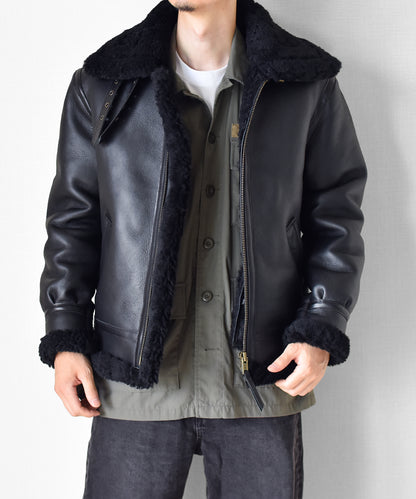 【SSY-3201/3202】Vintage B-3 Heavyweight Shearling Flight Jacket｜ヘビーアウターB3ムートンジャケット