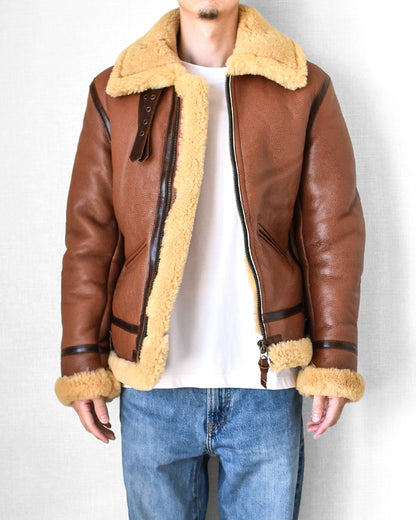 【SSY-906】B-3 Shearling Sheepskin Flight Jacket｜ B-3フライトジャケット シープ