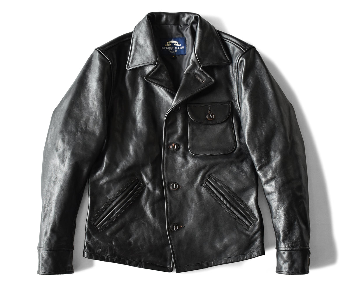 CAR COAT (HORSEHIDE)｜茶芯ホースハイド ヴィンテージカーコート