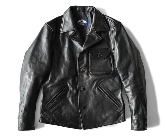 CAR COAT (HORSEHIDE)｜茶芯ホースハイド ヴィンテージカーコート