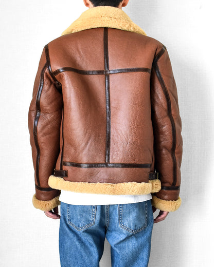 【SSY-906】B-3 Shearling Sheepskin Flight Jacket｜ B-3フライトジャケット シープ