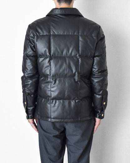 【HHY-1164】Heavy-Duty Leather Down Shirt Jacket｜ヘビーアウター・レザーダウンシャツジャケット馬革