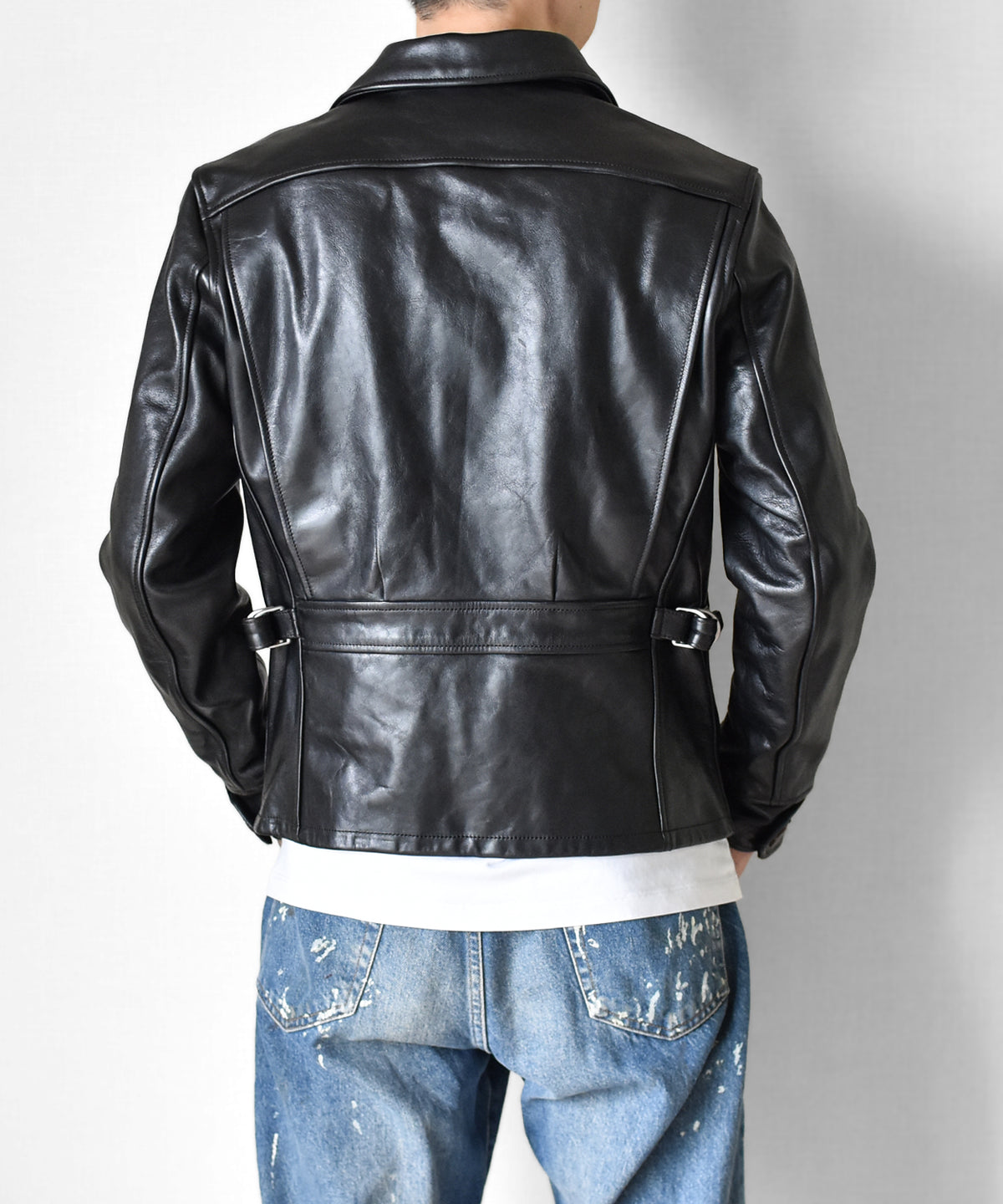 CAR COAT (HORSEHIDE)｜茶芯ホースハイド ヴィンテージカーコート