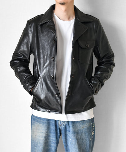CAR COAT (HORSEHIDE)｜茶芯ホースハイド ヴィンテージカーコート
