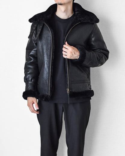 【SSY-1173】B-3 BOMBER JACKET｜ B-3ボンバージャケット (ムートン)