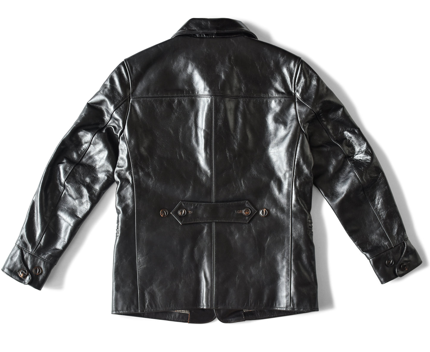 ポーランド産ホースハイドで仕立てた、拘りのレザーカーコート【Y2726】