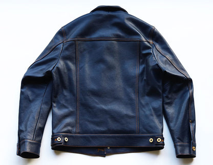 【CWY-1167/1168】DENIM-STYLE TRACKER JACKET｜Gジャンタイプトラッカージャケット(カウハイド)