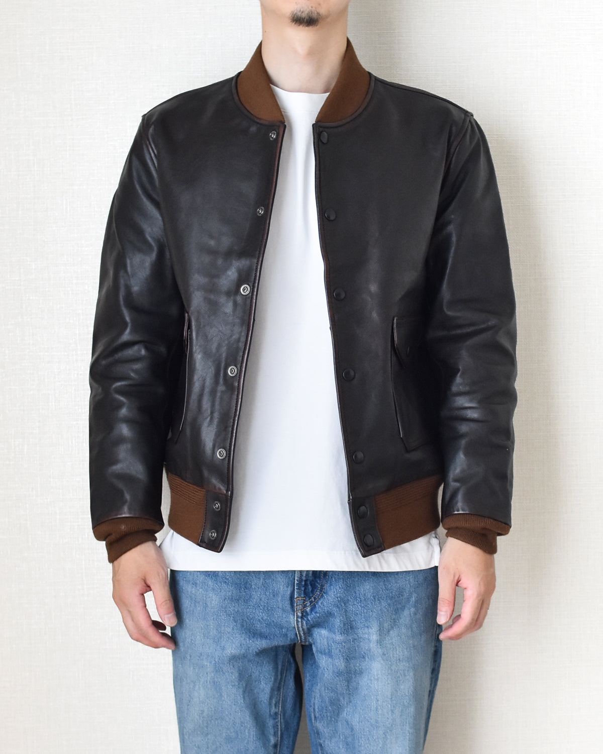【HHY-992】A-1 Flight Jacket  Horsehide Leather｜A－1 フライトジャケット・茶芯馬革