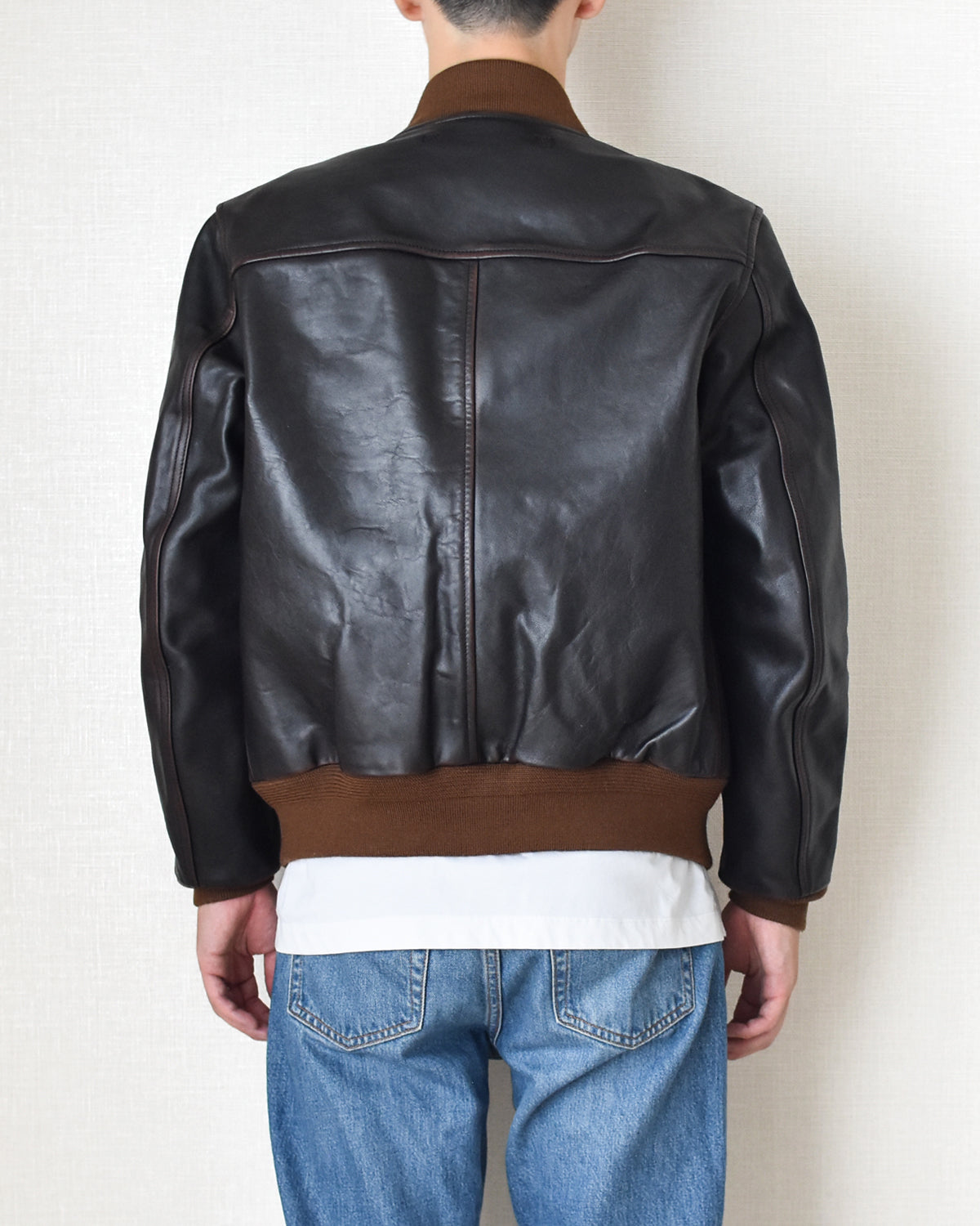 【HHY-992】A-1 Flight Jacket  Horsehide Leather｜A－1 フライトジャケット・茶芯馬革